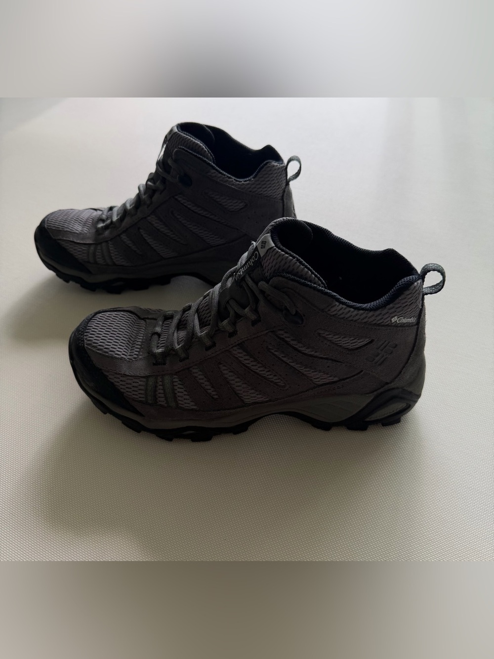 Columbia Men’s Charcoal Gray Hiking Boots US 8.5 UK 7.5